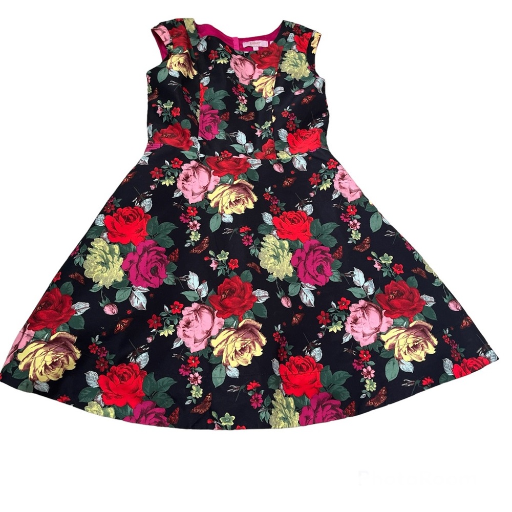 Ted‎ Baker girls floral special occasion dress size 14